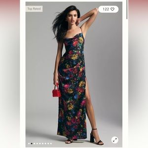 Hutch pleated maxi dress